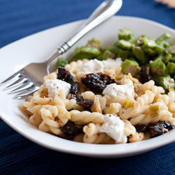 Pasta with Prunes and Ricotta