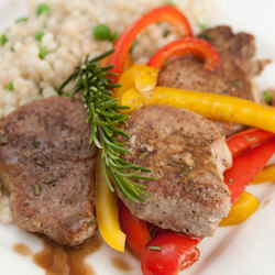 Pork Tenderloin with Peppers