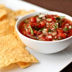 Rustic Roasted Garlic Salsa