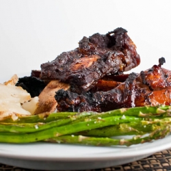 Mixed Grill w/ Spicy Bourbon Sauce