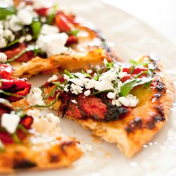 Tomato, Basil & Feta Tart