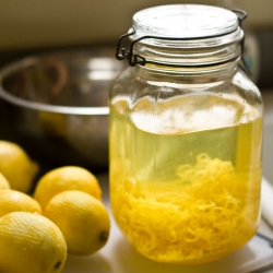 Homemade Limoncello