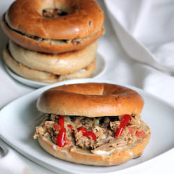 Bagel with Tuna