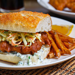 Beer Battered Fish Sandwich