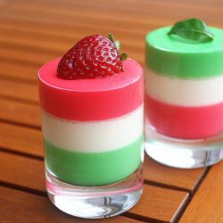 Panna Cotta Tricolore