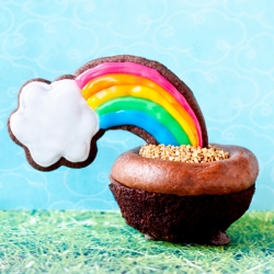 End of the Rainbow Cupcakes