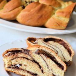 Braided Nutella and Raspberry Bread