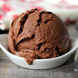 Chocolate Pomegranate Ice Cream