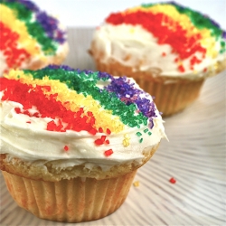 Rainbow Cupcakes