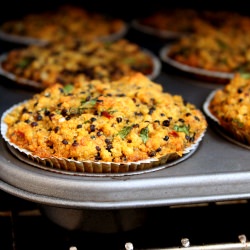 Black Quinoa Corn Muffins