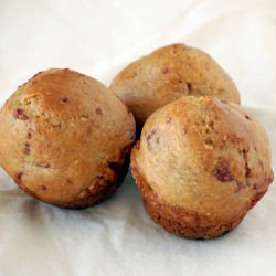 Raspberry Soda Bread Muffins