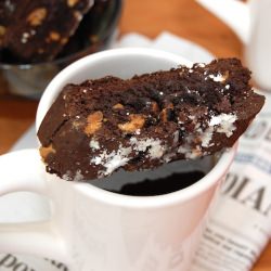 Double Chocolate Walnut Biscotti