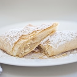 Poached Pear & Ricotta Turnovers