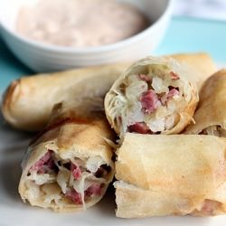 Reuben Eggrolls