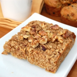 Baked Apple Walnut Oatmeal