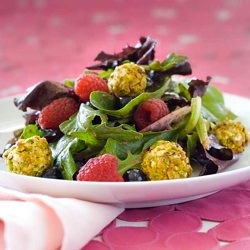 Pistachio Berry Goat Cheese Salad