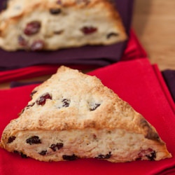 Cranberry Cherry Clementine Scones