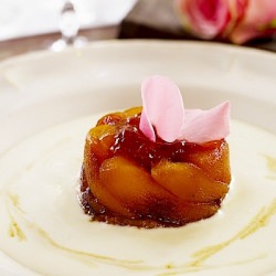 Tarte Tatin With Rose Vanilla