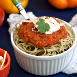 Simple Tomato Bell Pepper Sauce