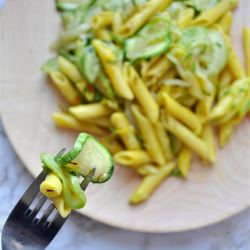 Saffron & Zucchini Pasta