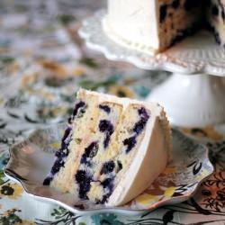 Triple-Lemon Blueberry Layer Cake