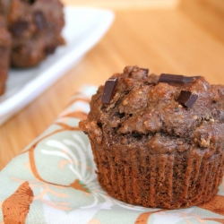 Double Chocolate Power Muffins