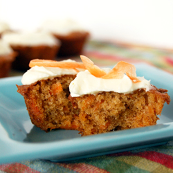 Mini Carrot Cupcakes