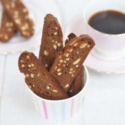 Chocolate and Almond Biscotti