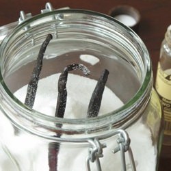 Homemade Vanilla Sugar and Extract