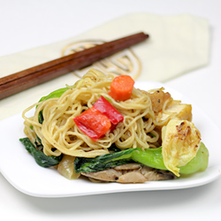 Vietnamese Egg Noodle Stir Fry