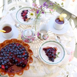 Healthy Vegan Berry Pie