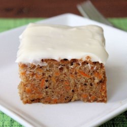 Carrot Cake with Cream Frosting