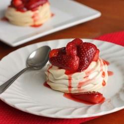 Red Wine Italian Meringue Clouds