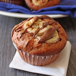 Banana Nutella Muffins