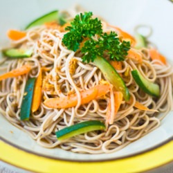 Japanese Spicy Soba Noodle