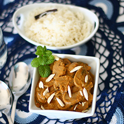 Mushrooms in Almond Gravy