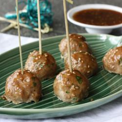 Turkey Teriyaki Meatballs