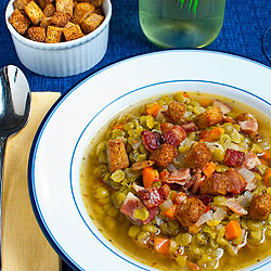 Split Pea Soup with Bacon