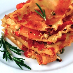 Red Pepper Lasagna