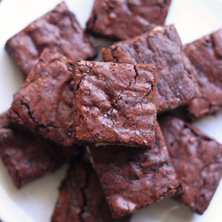 Cocoa Brownies w/ Browned Butter