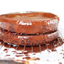 Ganache Chocolate Cake