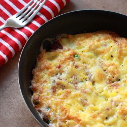 Cheesy Bacon & Potato Frittata