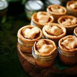 Apple Pies in Canning Jars