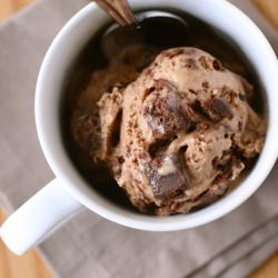 Chocolate Brownie Ice Cream