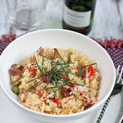 Leek, Pepper& Bacon Risotto