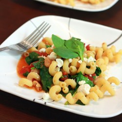 Pasta w/ Feta & White Beans