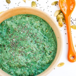 Spirulina Chia Pudding