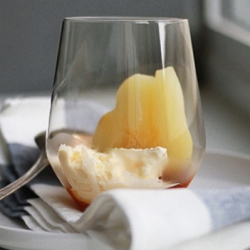 Poached Pears in Fennel Syrup