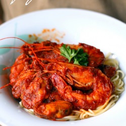 Seafood Marinara with Red Wine