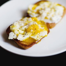 Soft-Boiled Eggs on Toast